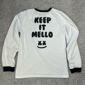 Marshmello Shirt Boys 2XL Long Sleeve Casual Pajamas Costume Keep it Mello Basic